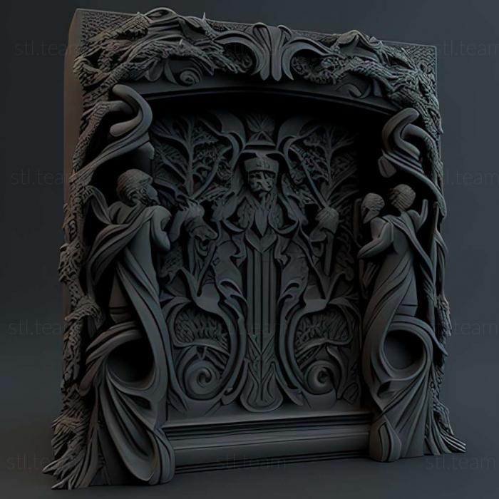 3D модель Гра Темні ворота (STL)